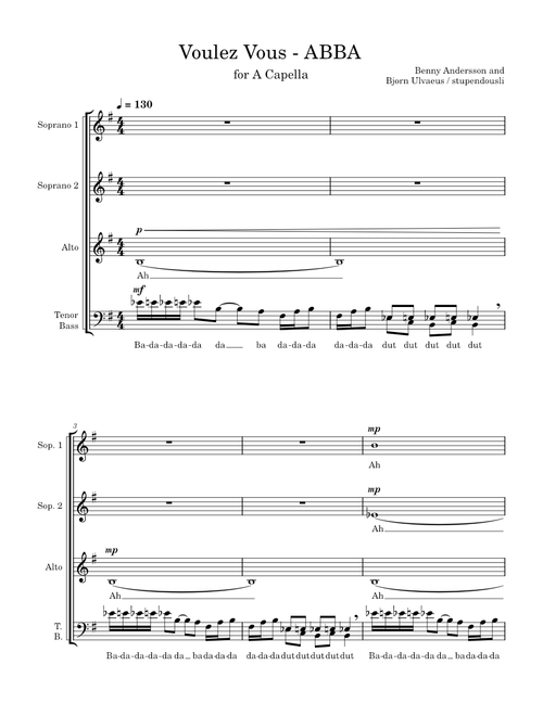 Voulez-vous – ABBA