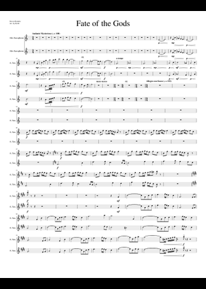 Fate of the Gods Sheet Music for Piano (Solo) | MuseScore.com