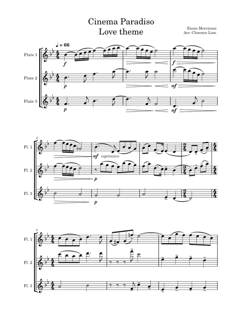 Cinema Paradiso Love theme