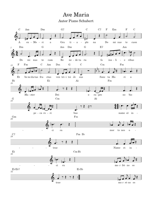 Ave Maria – Franz Schubert