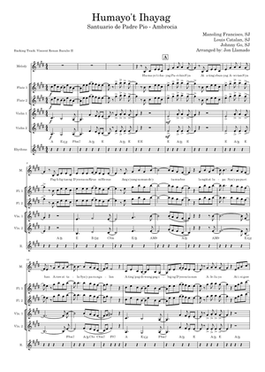 Humayo't Ihayag Sheet Music for Bass guitar, Synthesizer (Mixed Quartet ...
