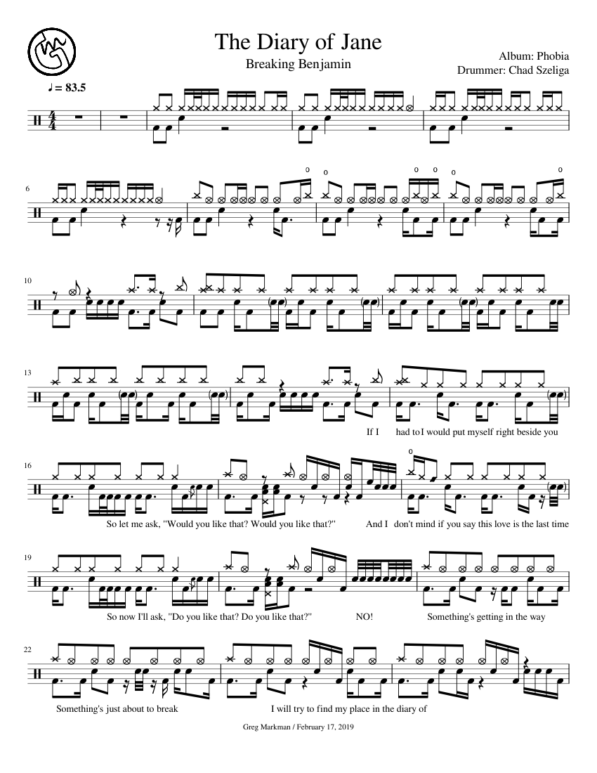 Breaking Benjamin Dear Agony 楽譜集 Dear Agony - Breaking Benjamin Sheet Music for Piano (Solo