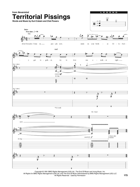 Discover Nirvana - Unplugged in New York by nirvana on MuseScore