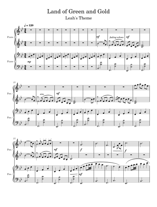 Land of Green and Gold - Leah's Theme