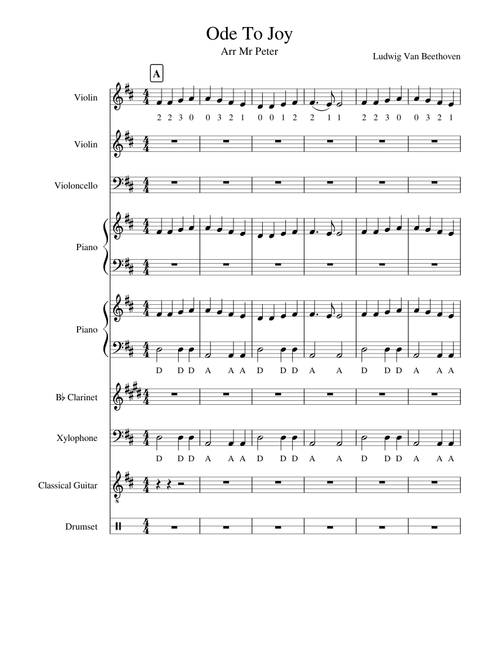 Ode To Joy - Ludwig van Beethoven