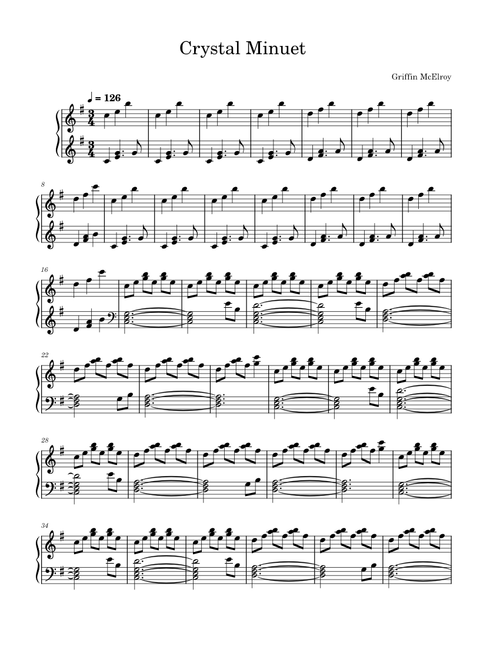 Crystal Minuet - Griffin McElroy