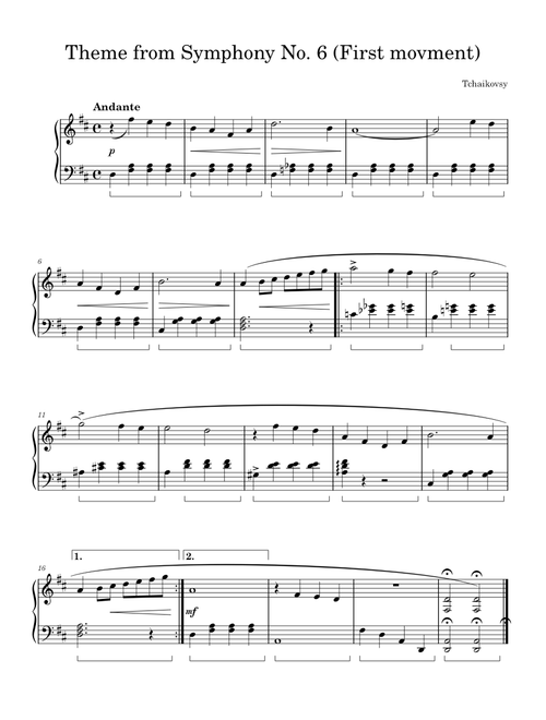 Symphony No.6, Op.74 – Pyotr Ilyich Tchaikovsky