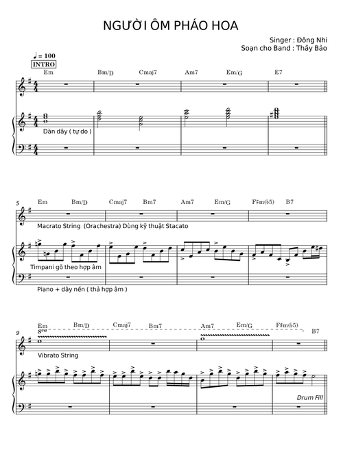 NGƯỜI ÔM PHÁO HOA - Đông Nhi