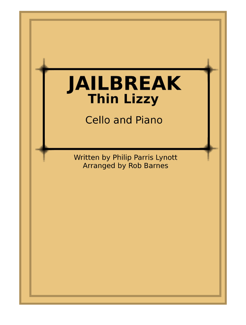 Jailbreak (Arr. Rob Barnes) - Thin Lizzy (Instrumental Duet)