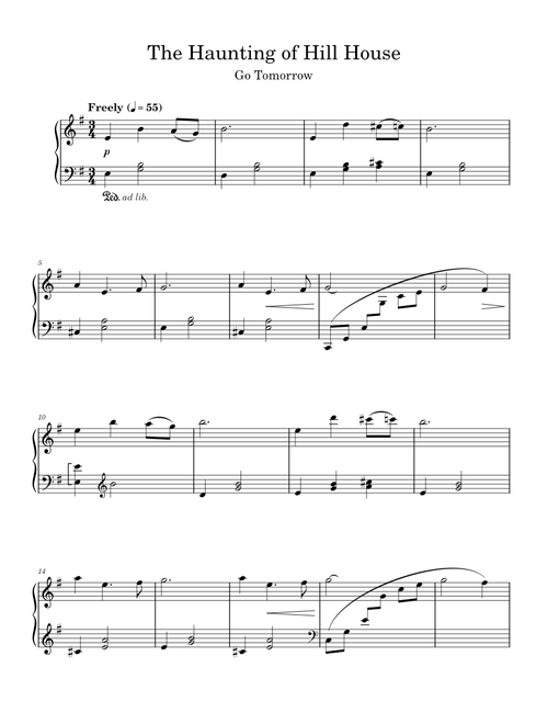 The Haunting of Hill House - Piano Theme