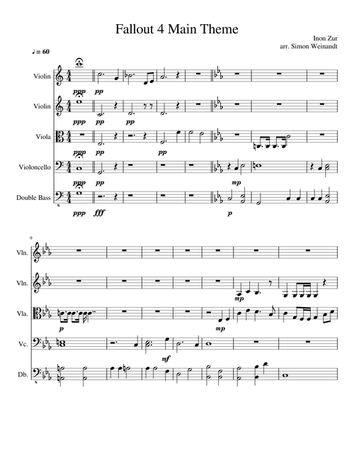 Fallout 4 Theme string orchestra