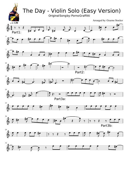 The Day - Violin Solo (Easy Version) v1.4