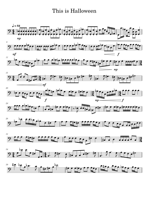 This Is Halloween (from The Nightmare Before Christmas) – Danny Elfman