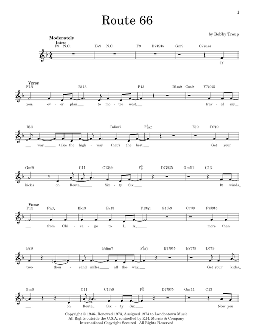 Route 66 - Nat King Cole, Manhattan Transfer (Pro Vocal)