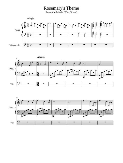 the giver - Rosemary's Theme