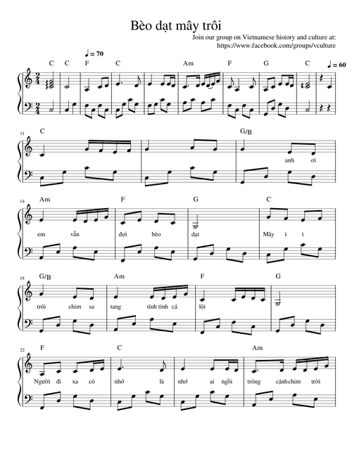 Bèo dạt mây trôi