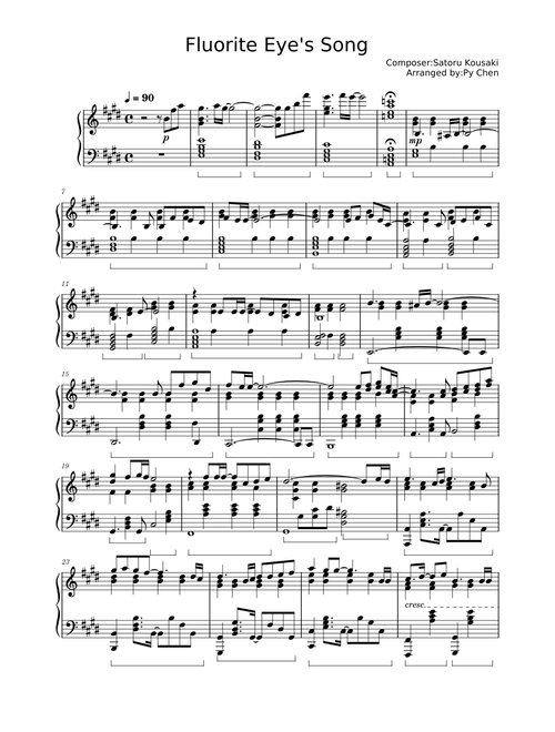 Fluorite Eye's Song – Satoru Kosaki