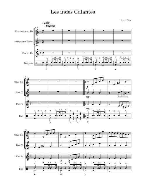 Les Indes galantes, RCT 44 – Jean-Philippe Rameau