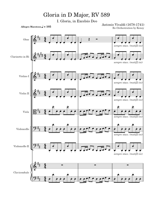 Gloria in D major, RV 589 – Antonio Vivaldi