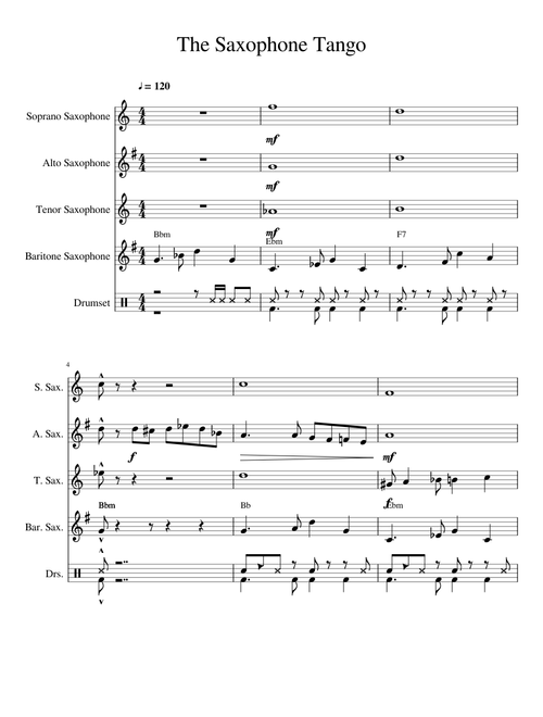 The Saxophone Tango