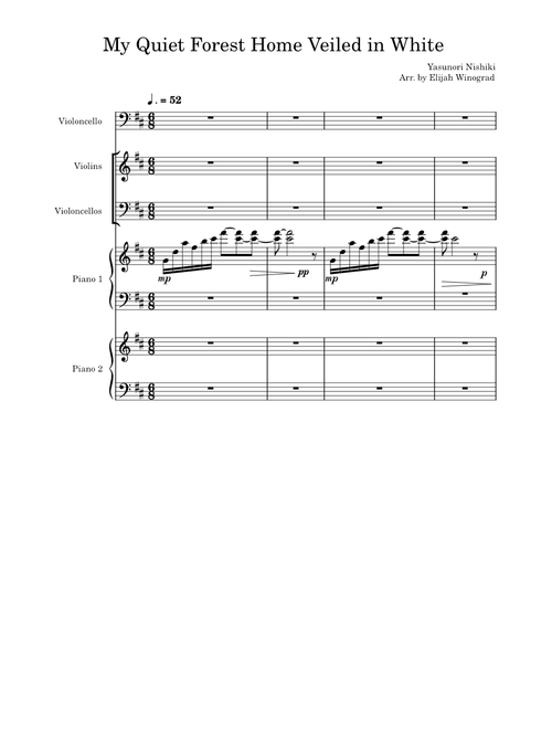 My Quiet Forest Home – Yasunori Nishiki My Quiet Forest Home Veiled in White - Octopath Traveler