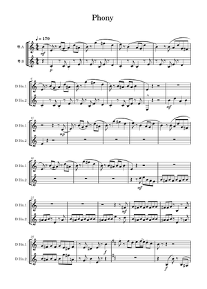 Phony – Tsumiki Phony Sheet Music for Piano, Saxophone alto (Solo ...