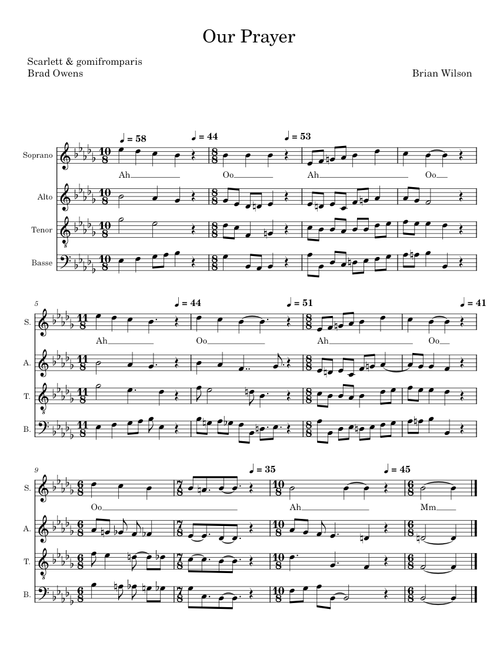 Our Prayer - Brian Wilson
