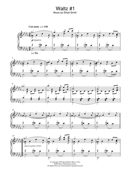 Waltz #1 - Christopher O'Riley, Elliott Smith (Piano Solo)