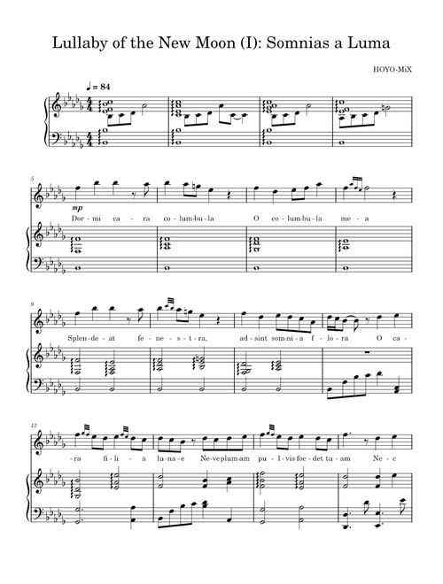 Columbina's Lullaby