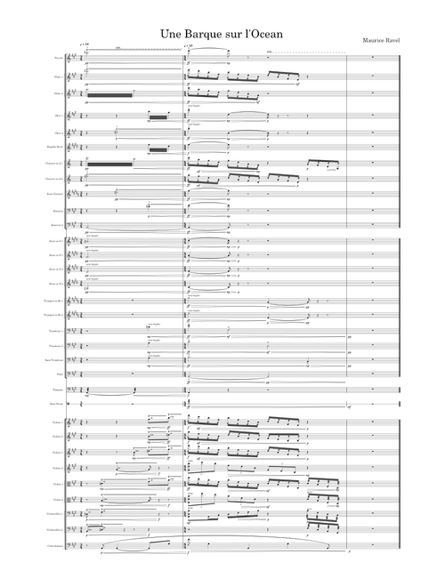 Une barque sur l'océan, from Miroirs, No.3 (orchestra) – Maurice Ravel
