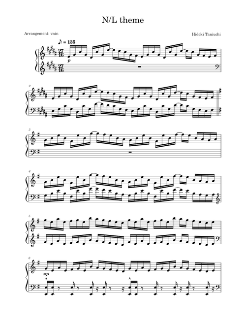 L no Theme – Yoshihisa Hirano N/L Theme