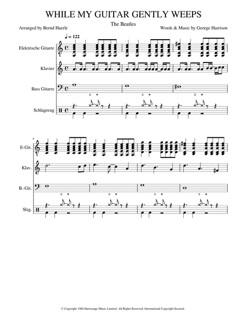 WHILE MY GUITAR GENTLY WEEPS