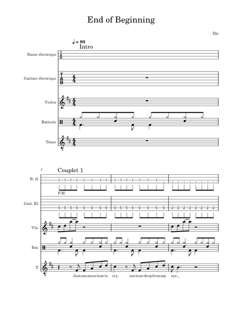 End Of Beginning – Djo
