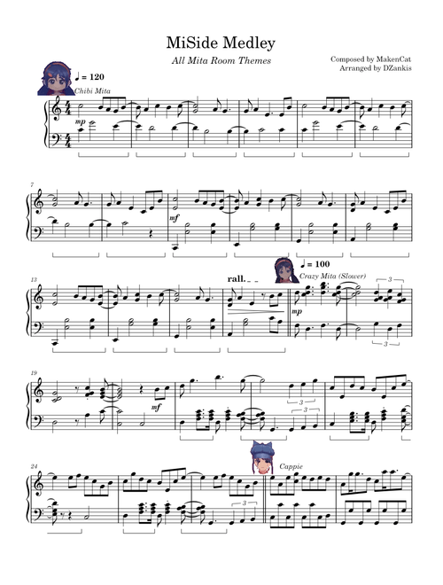 Mita Room Theme Medley – MakenCat | MiSide OST