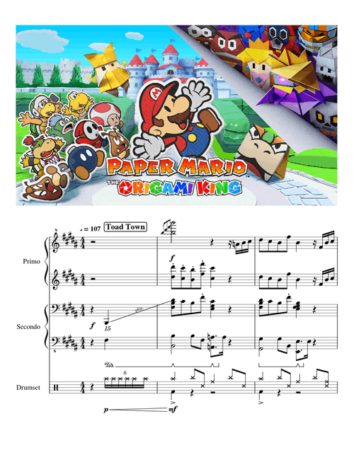 Just a Paper Mario the Origami King Medley