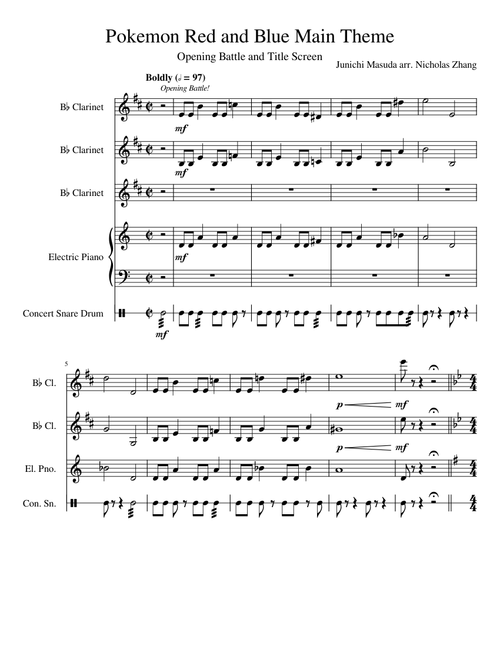Pokemon Red and Blue Main Theme