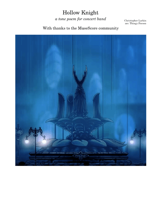 Hollow Knight - a tone poem for concert band (complete rough draft)