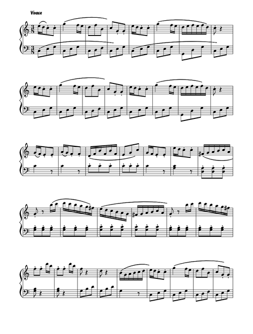 Clementi, Muzio Sonatine Op. 36 No.1, 3