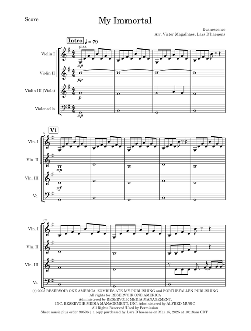 My Immortal