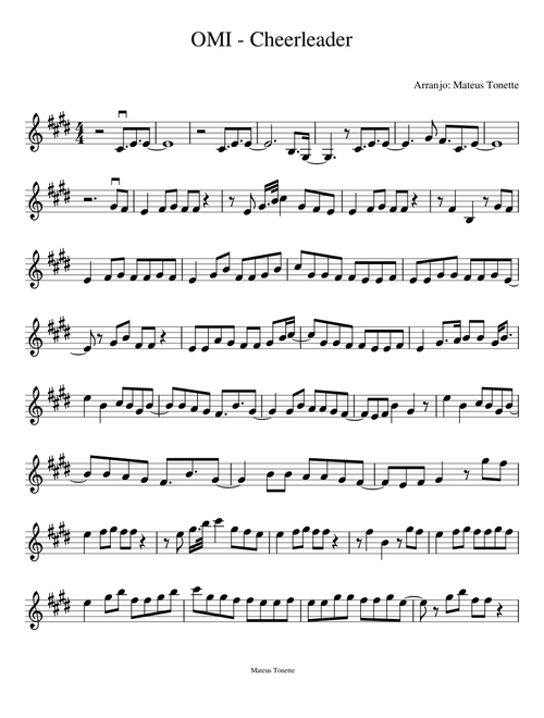 OMI - Cheerleader Violino