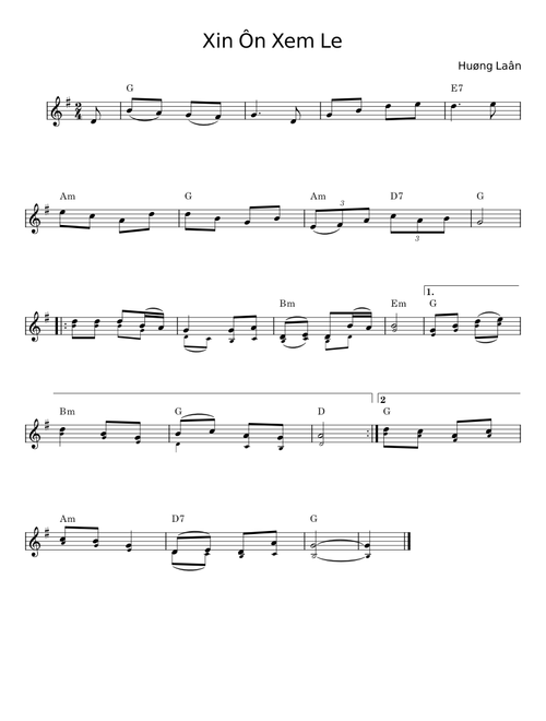 Xin Ơn Xem Lễ - Hùng Lân