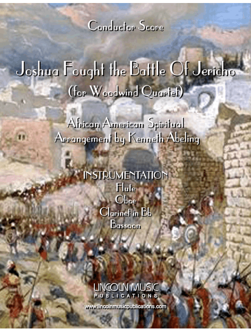 Joshua Fought the Battle of Jericho (for Woodwind Quartet) (Arr. Kenneth Abeling) - African American Spiritual (Woodwind Ensemble)