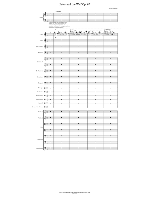 Peter and the Wolf, Op.67 – Sergei Prokofiev Peter and the Wolf Op.67
