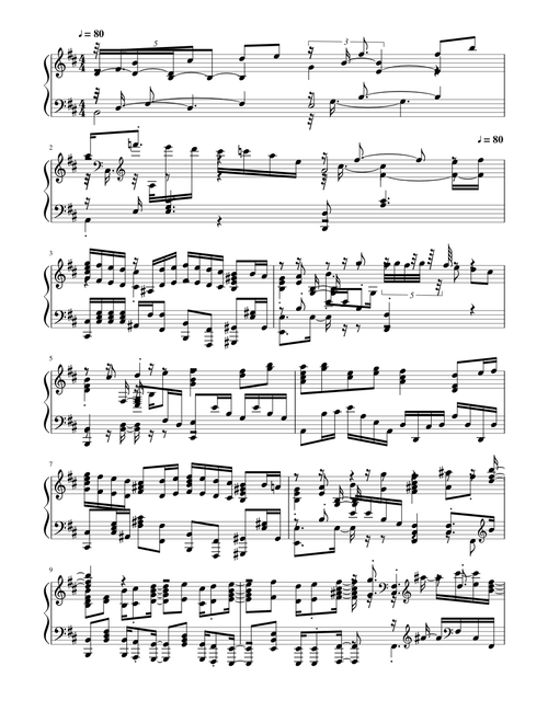 Netsujou no Spectrum [Piano Arrangement]