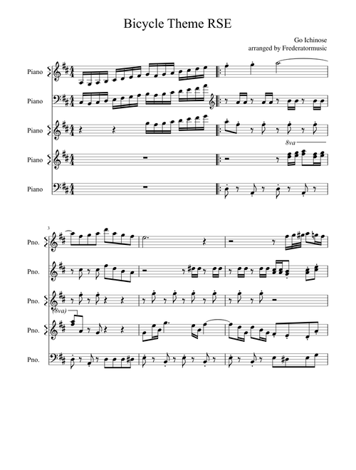 Bicycle Theme - 5 HANDS! (Pokemon Ruby/Sapphire/Emerald)