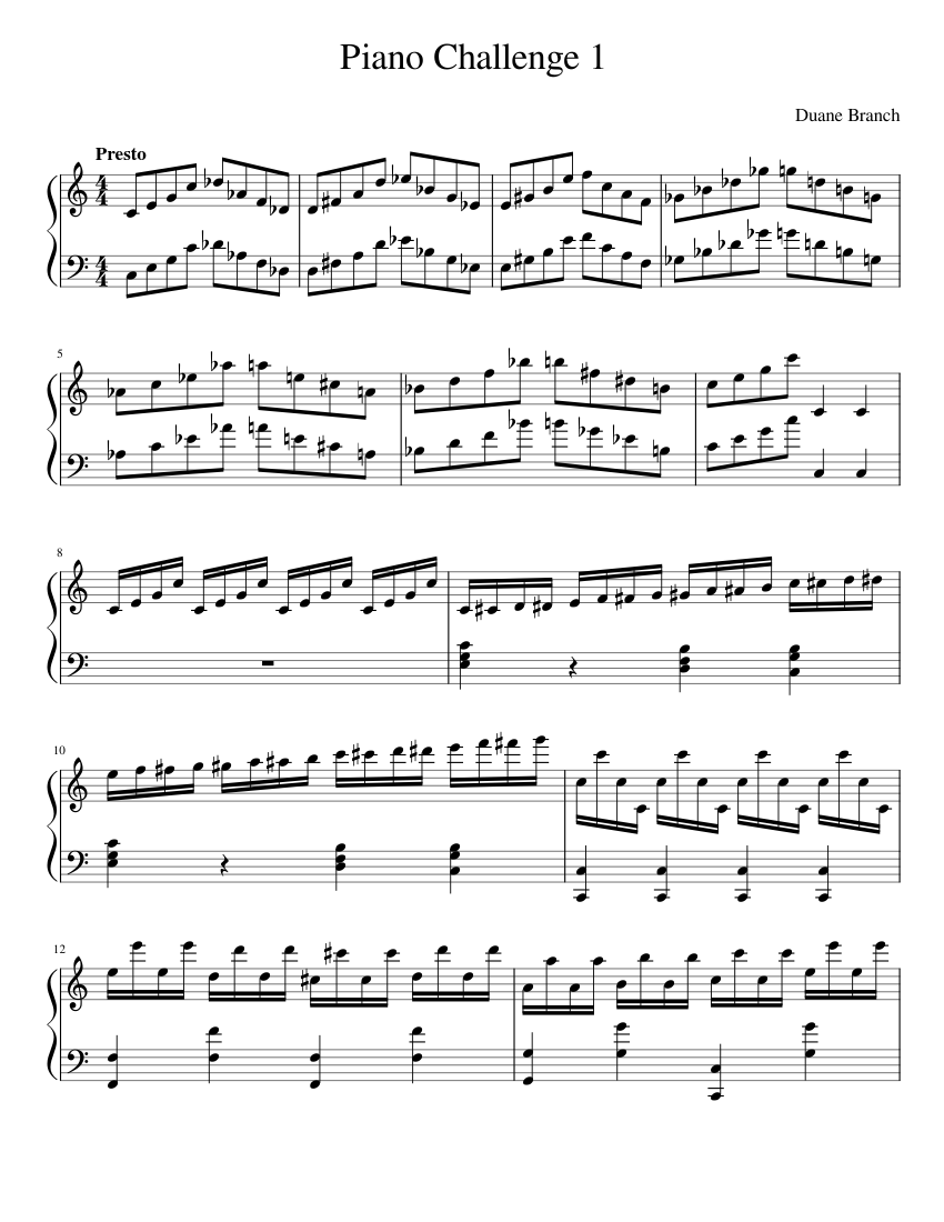 note Sheet music for Piano (Solo) | Musescore.com