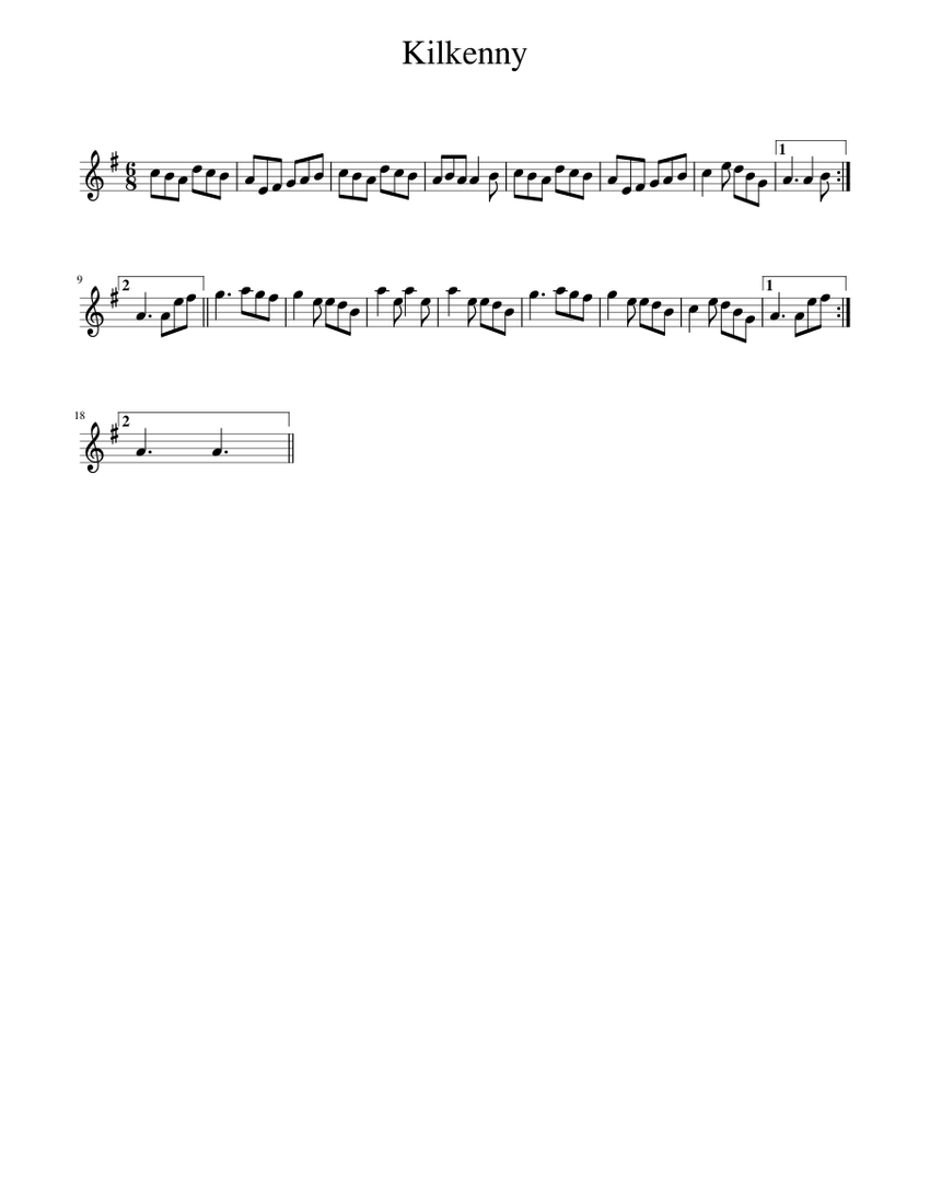 Kilkenny piano tutorial