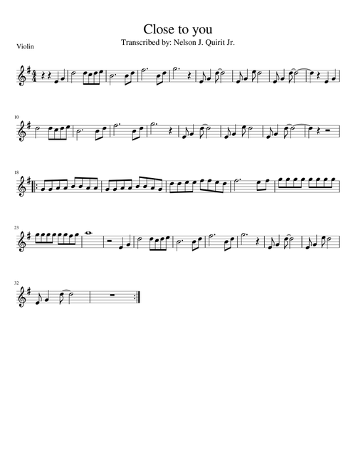 Close to You - Carpenters