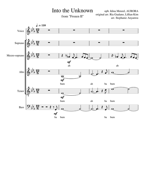 Into the Unknown from "Frozen 2" – AURORA Idina Menzel Into the Unknownversion2