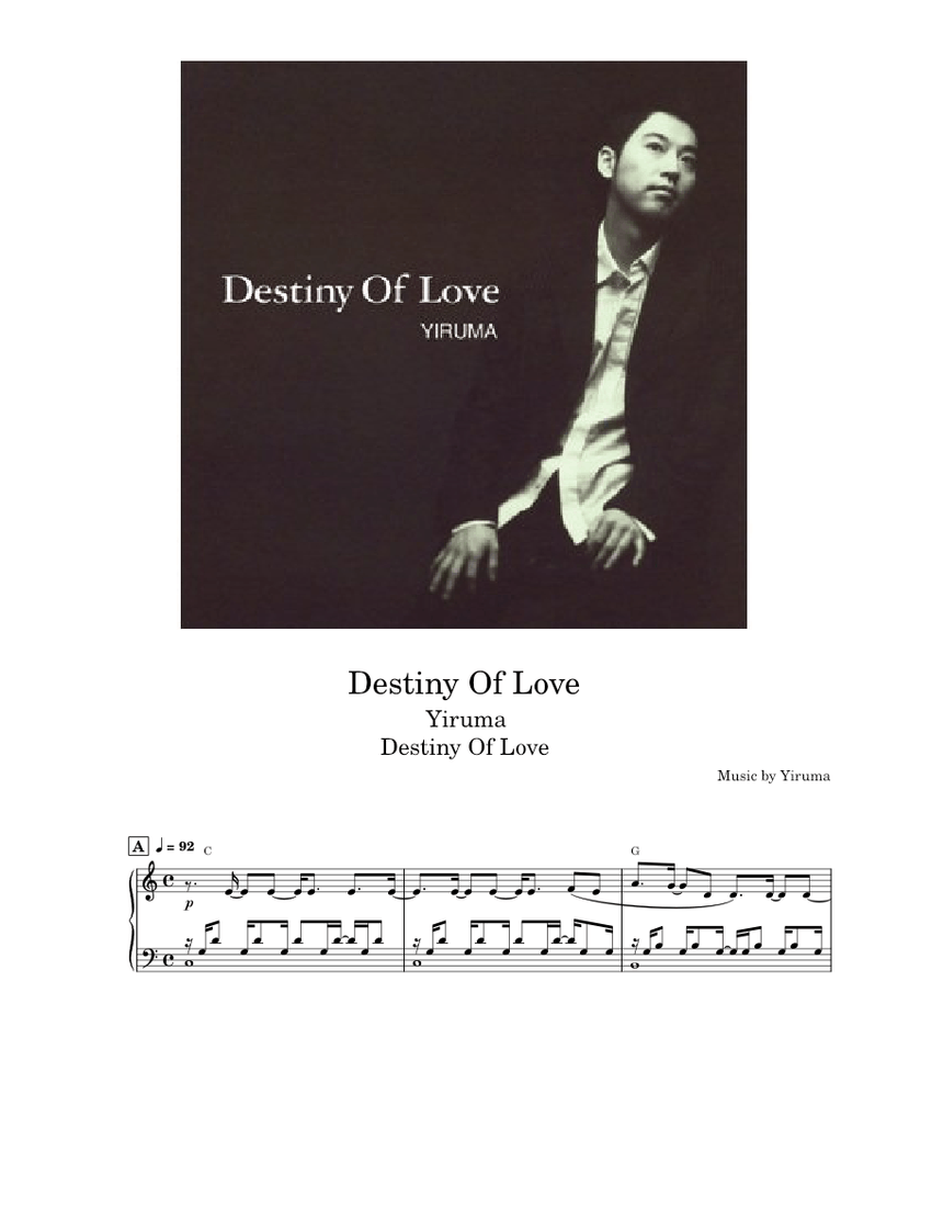 Destiny Of Love YIRUMA イルマ 이루마 韓国盤 CD Destiny Of Love - YouTube